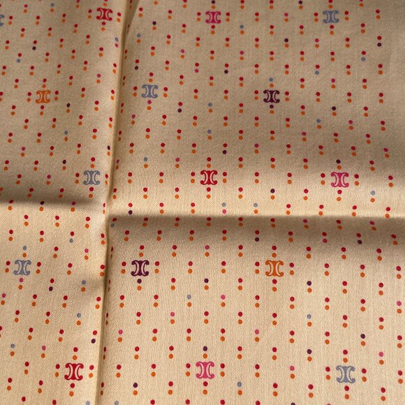 Celine Cotton Scarf – NWT – Cat & Chair Motif - Picture 5 of 9